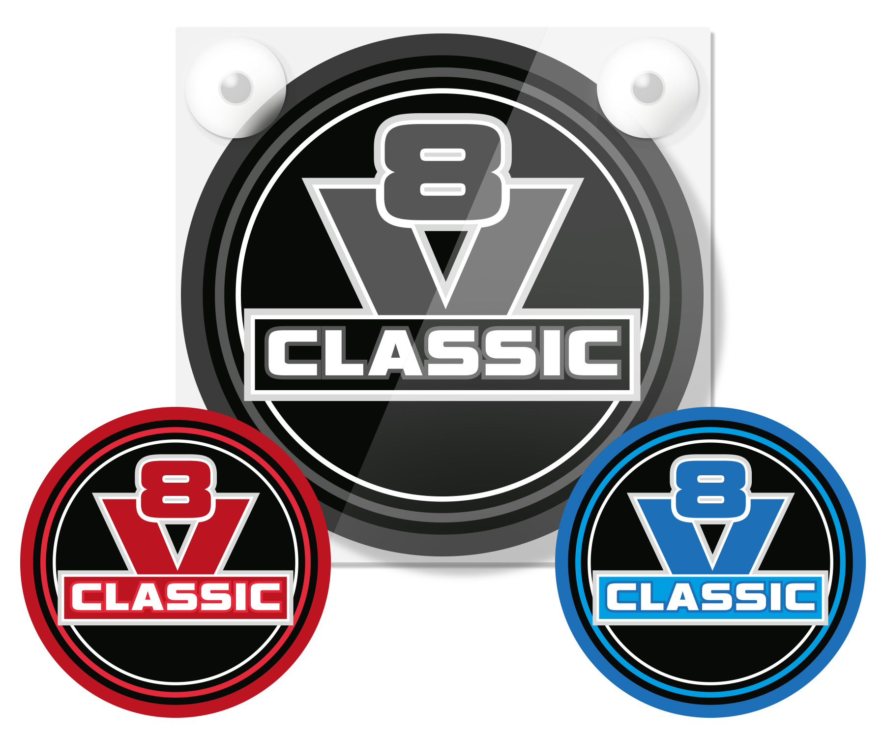 V8 CLASSIC - LIGHTBOX DELUXE - SEPARATE FRONT PLATE