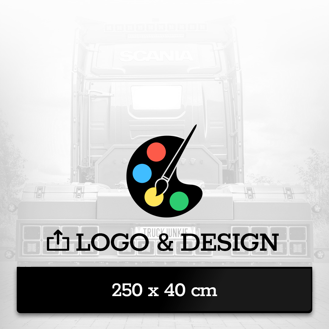 MUD FLAP 250 X 40CM - CUSTOM DESIGN WITH LOGO - NEW EDITOR
