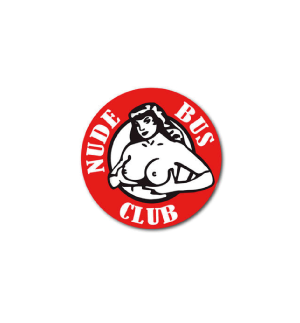 Ø 5cm NUDE BUS CLUB - STICKER