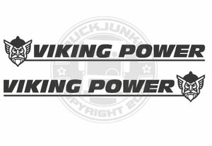 VIKVING POWER -NEW- SIDE WINDOW STICKER