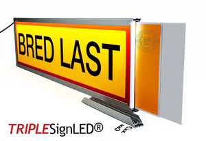 TripleSign®  260 x 965 x 25 mm