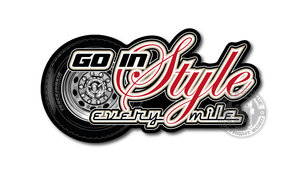 GO IN STYLE - EVERY MILE - FULL PRINT STICKER
