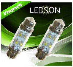 36mm / C5W - XENON LOOK - 4 LEDS