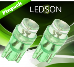 LED GREEN 1 diode 24V W5W 