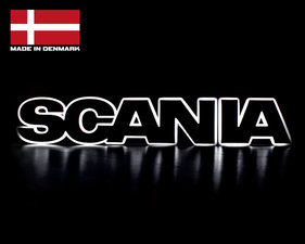 XENON WHITE - LIGHT BASE - LIGHTED SCANIA GRILL LOGO