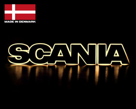 WARM WHITE - LIGHT BASE - LIGHTED SCANIA GRILL LOGO