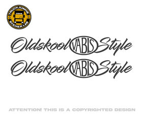 OLDSKOOL VABIS STYLE  - STICKER