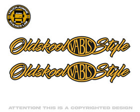 OLDSKOOL VABIS STYLE - 2-COLOR STICKER