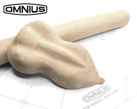 OMNIUS  - ADHESIVE WRAP FABRIC - ALCANTARA - BEIGE