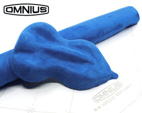 OMNIUS  - ADHESIVE WRAP FABRIC - ALCANTARA - BLUE