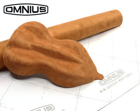 OMNIUS  - ADHESIVE WRAP FABRIC - ALCANTARA - BROWN