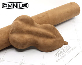 OMNIUS  - ADHESIVE WRAP FABRIC - ALCANTARA - CAMEL