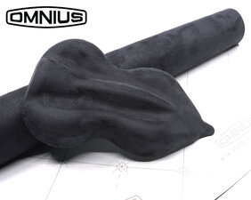 OMNIUS  - ADHESIVE WRAP FABRIC - ALCANTARA - CHARCOAL