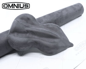 OMNIUS  - ADHESIVE WRAP FABRIC - ALCANTARA - GREY