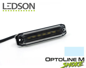 LEDSON - OPTOLINE M - POSITION LAMP/SIDE MARKER - *SMOKE* - COOL WHITE
