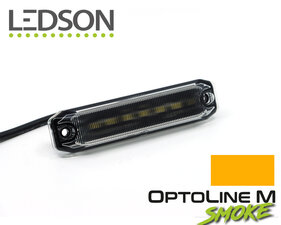 LEDSON - OPTOLINE M - POSITION LAMP/SIDE MARKER - *SMOKE* - ORANGE