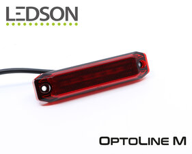 LEDSON - OPTOLINE M - POSITION LAMP/SIDE MARKER- RED