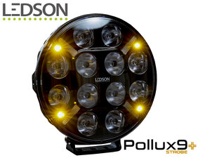 LEDSON - Pollux9+ STROBE - LED SPOTLIGHT WITH STROBE -  WHITE/ORANGE POSITION LIGHT - 120W