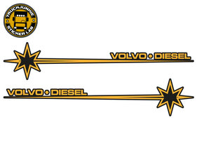 VOLVO-DIESEL - STAR - 2-COLOR STICKER