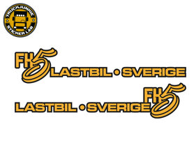 FH5 - LASTBIL SVERIGE - 2-COLOR STICKER