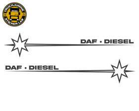 DAF DIESEL - STAR - STICKER