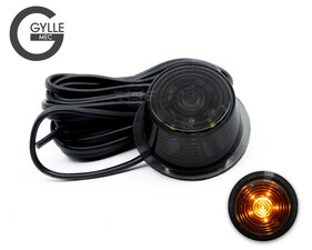 GYLLE - BLACK LINE - LED SIDEMARKER - ORANGE | SMOKE