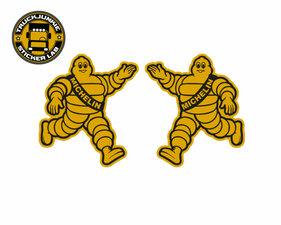 MICHELIN MAN - 2-COLOR STICKER - SET OF 2