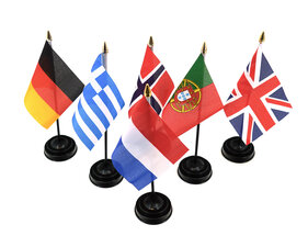 SINGLE - COUNTRY FLAG INCL. BASE