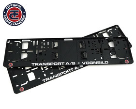 RC TRANSPORT A/S VOGNSILD - LICENSE PLATE HOLDER