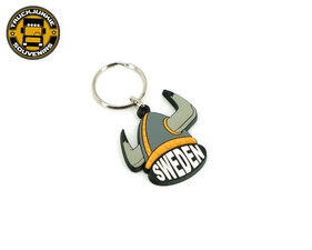 KEYCHAIN - SWEDEN - VIKING HELMET