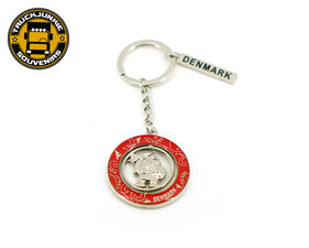 KEYCHAIN - DENMARK VIKING - SPINNER