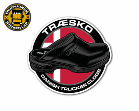 TRÆSKO - BJARNE – FULL PRINT STICKER