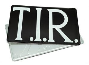 T.I.R. - BLACK - 40 x 25 cm