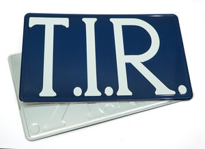 T.I.R. - BLUE - 40 x 25 cm