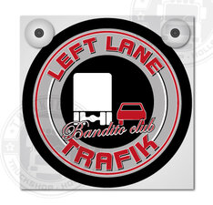 LEFT LANE TRAFFIC - BANDITO CLUB - LIGHTBOX DELUXE - FRONT PLATE SET