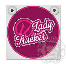 LADY TRUCKER - LIGHTBOX DELUXE - FRONT PLATE SET