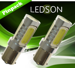 LED LAMP P21W BA15S Xenon White 6000K