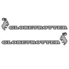 GLOBETROTTER MOOSE - TWO TONE STICKER