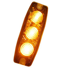 ULTRA THIN FLASHER - 3 LED - ORANGE