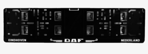 DAF - EINDHOVEN  LICENSE PLATE HOLDER