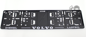 VOLVO - DIESEL LASTBIL - LICENSE PLATE HOLDER