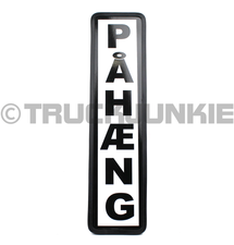 PAHAENG SIGN BLACK - 40X10CM