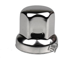 STAINLESS STEEL WHEEL NUT COVER 32MM 