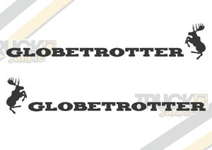 GLOBETROTTER MOOSE - STICKER
