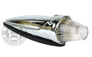 CLEAR GLASS - TORPEDO LAMP - HALOGEN