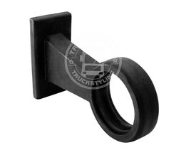 DANISH SIDE MARKER LIGHT HOLDER RUBBER - STRAIGHT -  165mm