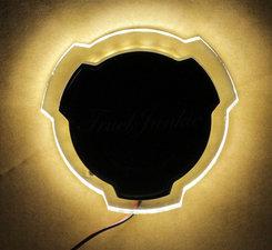 WARM WHITE - ILLUMINATED EMBLEM - SUITABLE FOR SCANIA